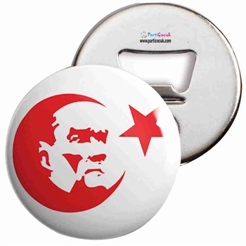 Açacaklı Buzdolabı Magneti Atatürk Resmi 16 Parti Çocuk  