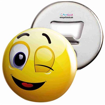 Açacaklı Buzdolabı Magneti Emoji 16 Parti Çocuk   