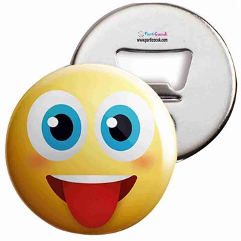 Açacaklı Buzdolabı Magneti Emoji 20 Parti Çocuk   